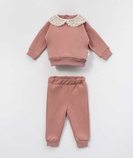 طقم بيبي شتوي للأعمار ٦-٢٤ شهر